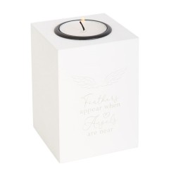 Feathers Appear Angel Wing Tealight Holder Feathers Appear Angel Wing Tealight Holder