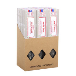 12 Packs of Satya White Sage Smudge Incense 25g 12 Packs of Satya White Sage Smudge Incense 25g