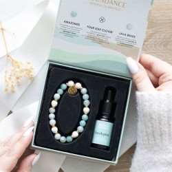 Abundance Amazonite Crystal Essential Oil Bracelet Abundance Amazonite Crystal Essential Oil Bracelet