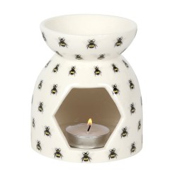 All Over Bee Print Oil Burner All Over Bee Print Oil Burner