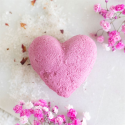 Love Yourself Heart-Shaped Cherry Bath Bomb Love Yourself Heart-Shaped Cherry Bath Bomb