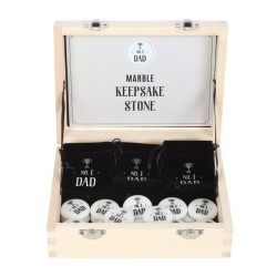 Box of 24 No. 1 Dad Marble Keepsake Stones Box of 24 No. 1 Dad Marble Keepsake Stones