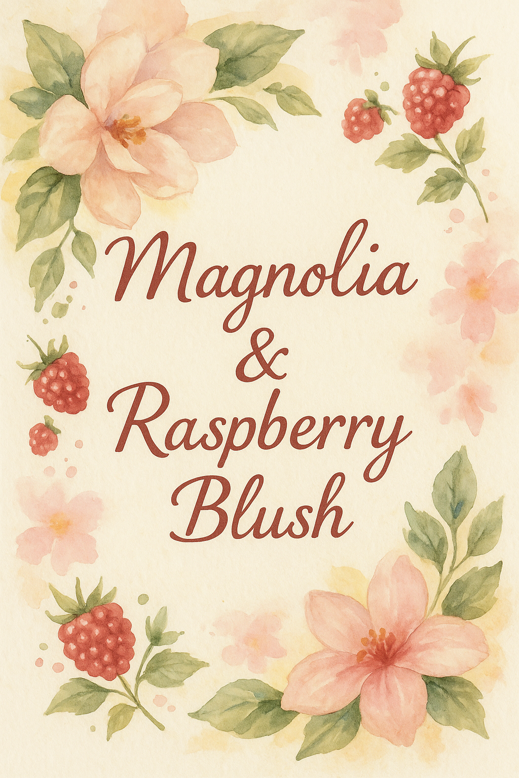 Magnolia & Raspberry Blush
